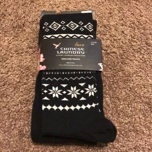 Brand New Chinese Laundry Sweater Tights Size M/L